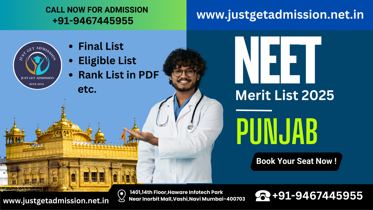 Punjab NEET Merit List 2025: Final List, Eligible List, Rank List in PDF etc